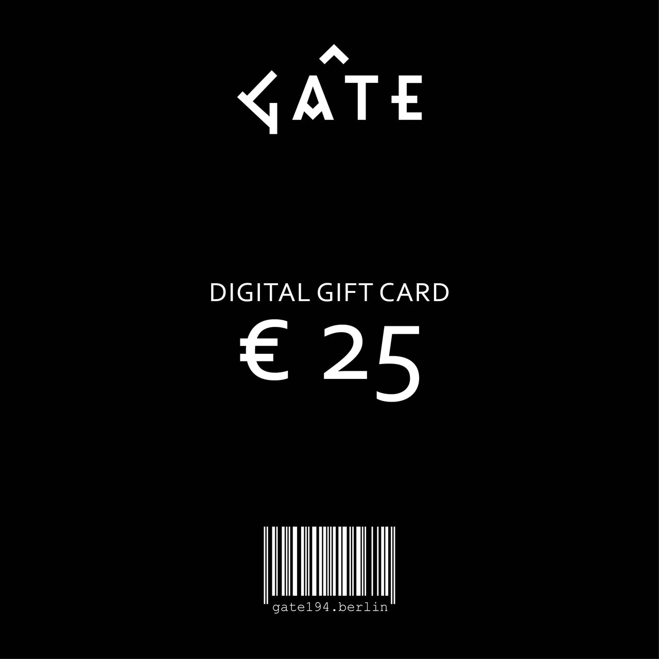 GATE GATE194.BERLIN GIFT CARD Detail view 1 | Gate