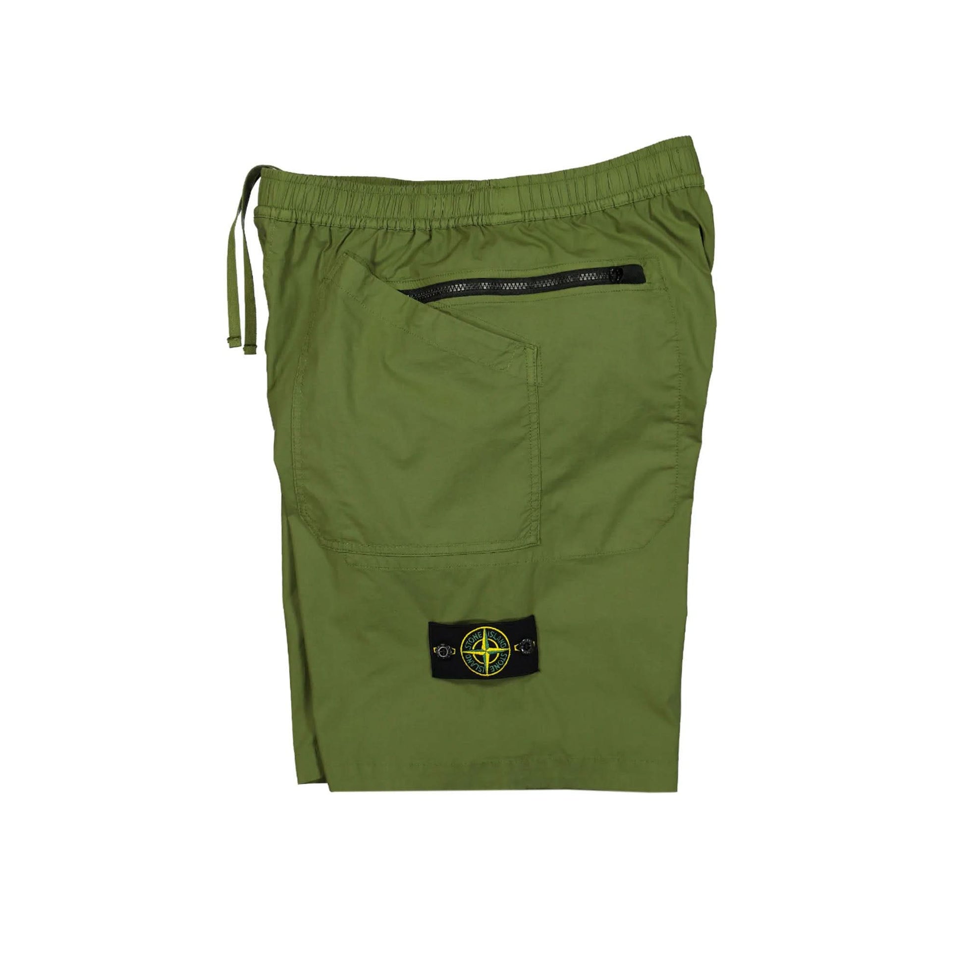 Stone Island Bermuda Shorts Olive Detail view 3 | Gate