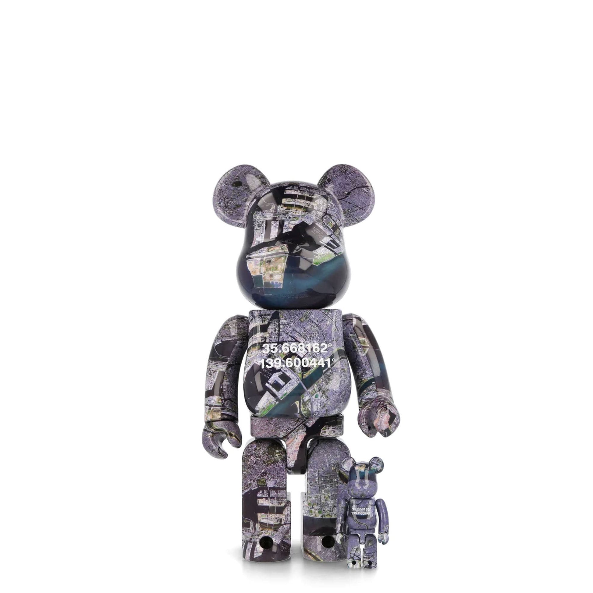 Medicom Be@rbrick OVERVIEW Tokyo, Japan 400% + 100% Multicolor Detail view 1 | Gate