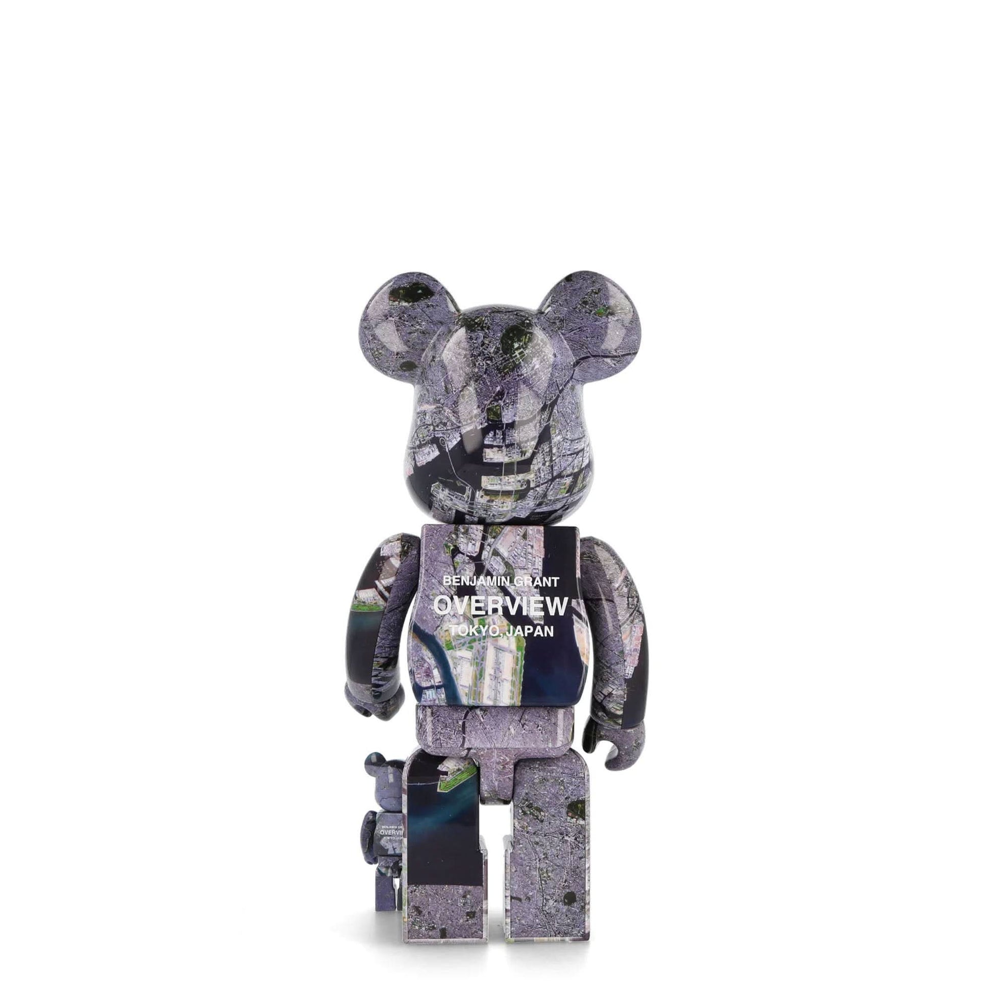 Medicom Be@rbrick OVERVIEW Tokyo, Japan 400% + 100% Multicolor Detail view 2 | Gate