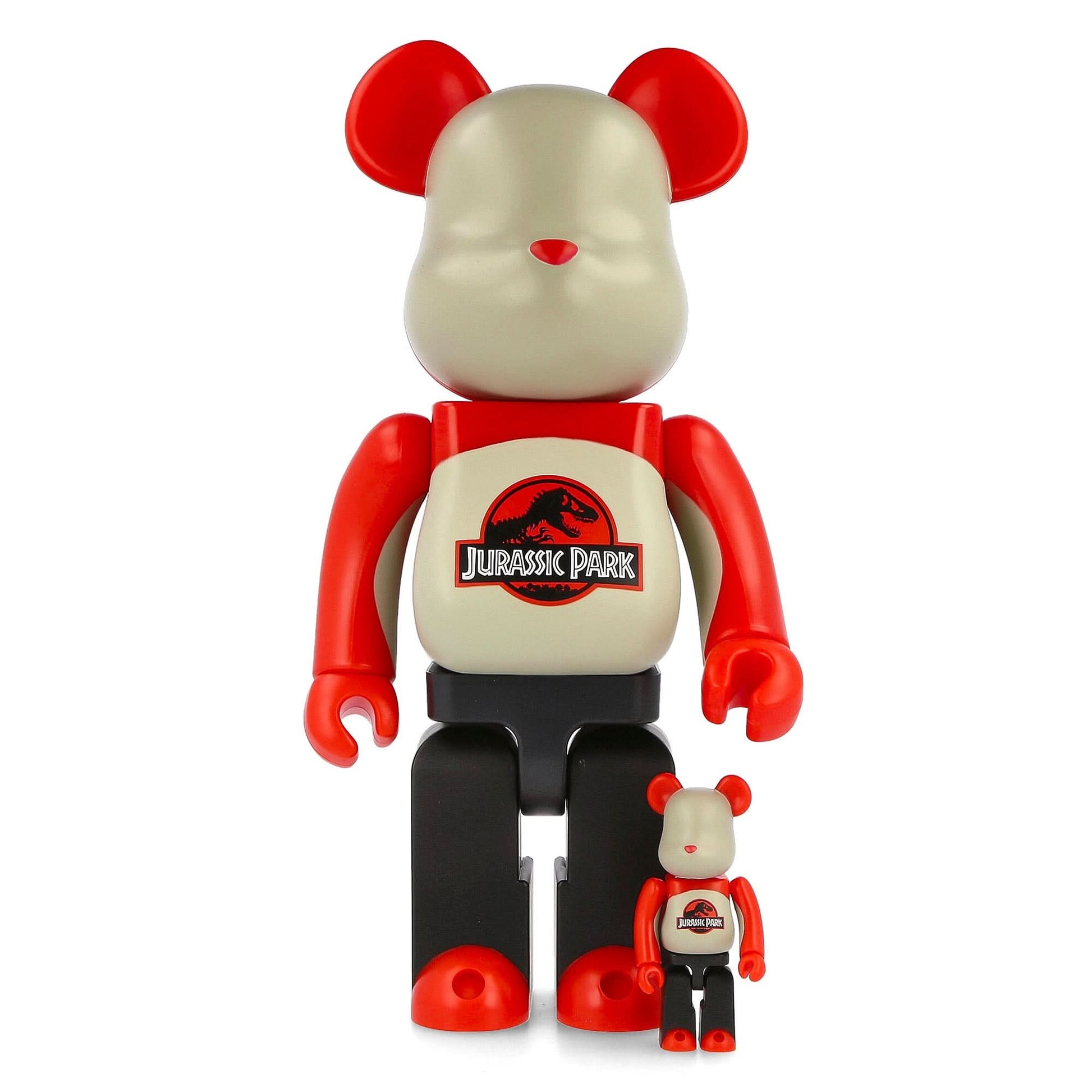 Medicom Be@rbrick Jurassic Park 400% + 100% Multicolor Detail view 1 | Gate