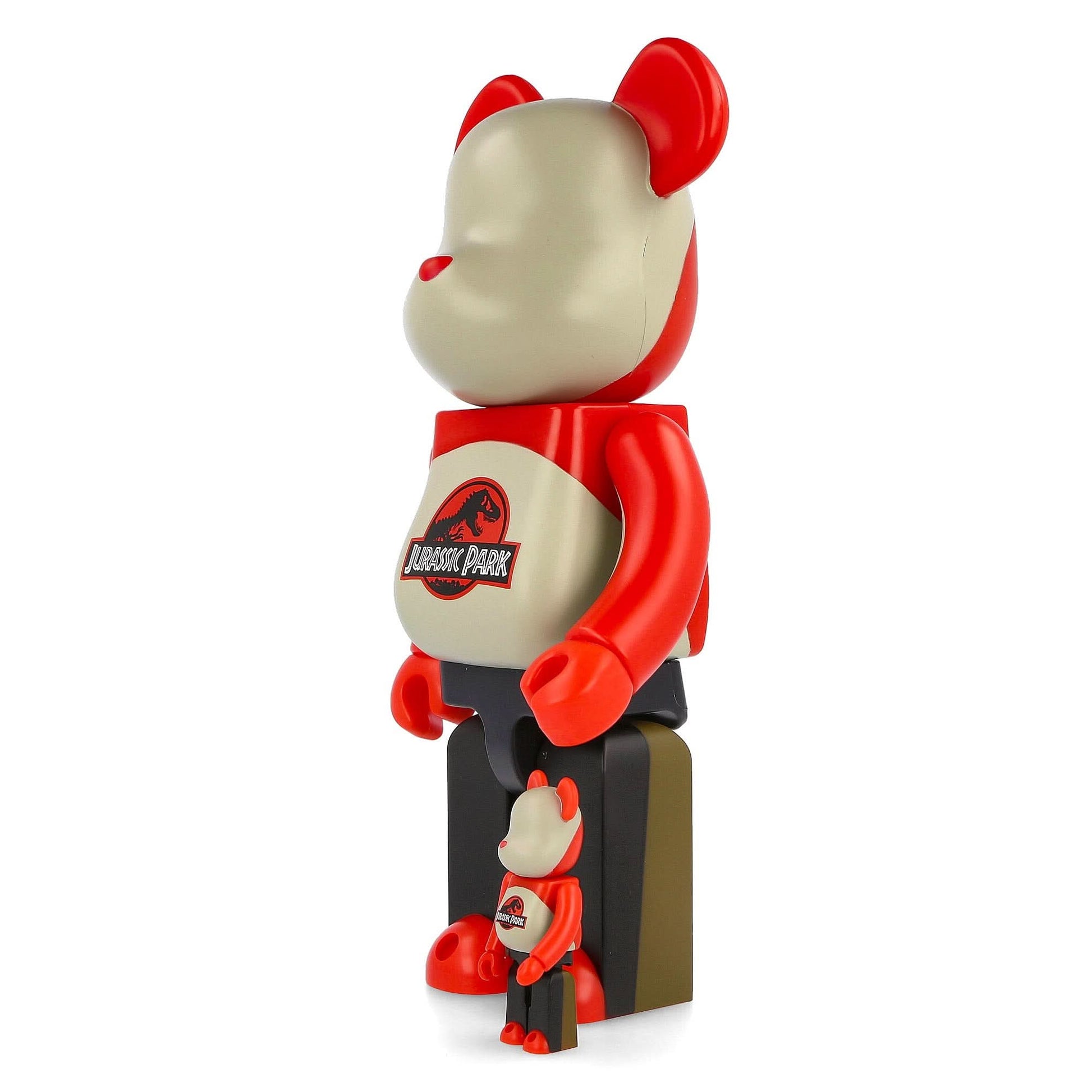 Medicom Be@rbrick Jurassic Park 400% + 100% Multicolor Detail view 3 | Gate