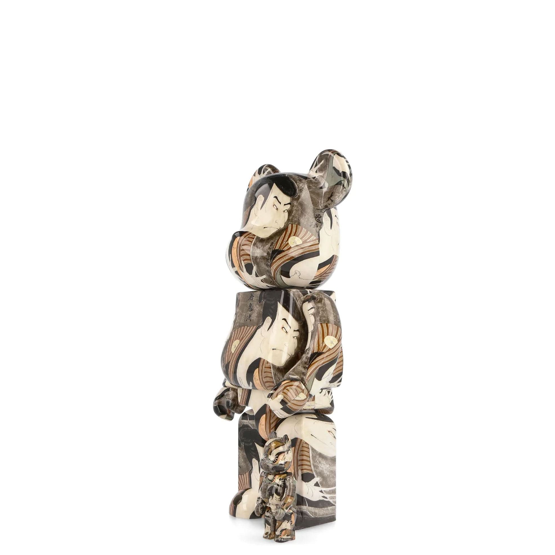 Medicom Be@rbrick Actor Otani Oniji III As The Footman 400% + 100% Multicolor Detail view 3 | Gate