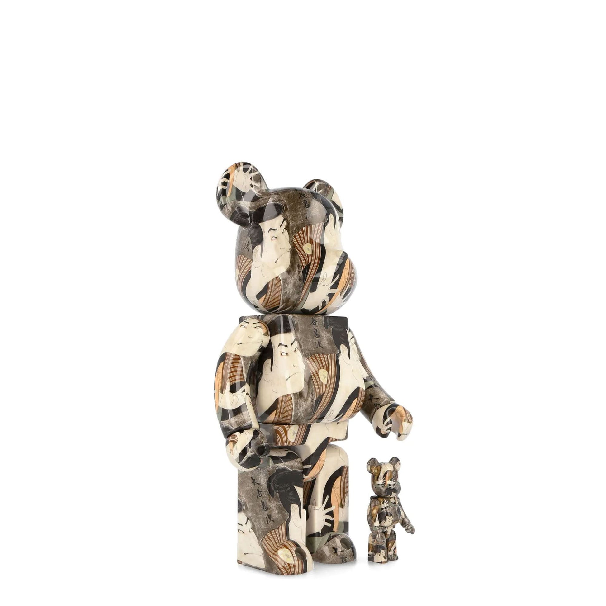 Medicom Be@rbrick Actor Otani Oniji III As The Footman 400% + 100% Multicolor Detail view 4 | Gate