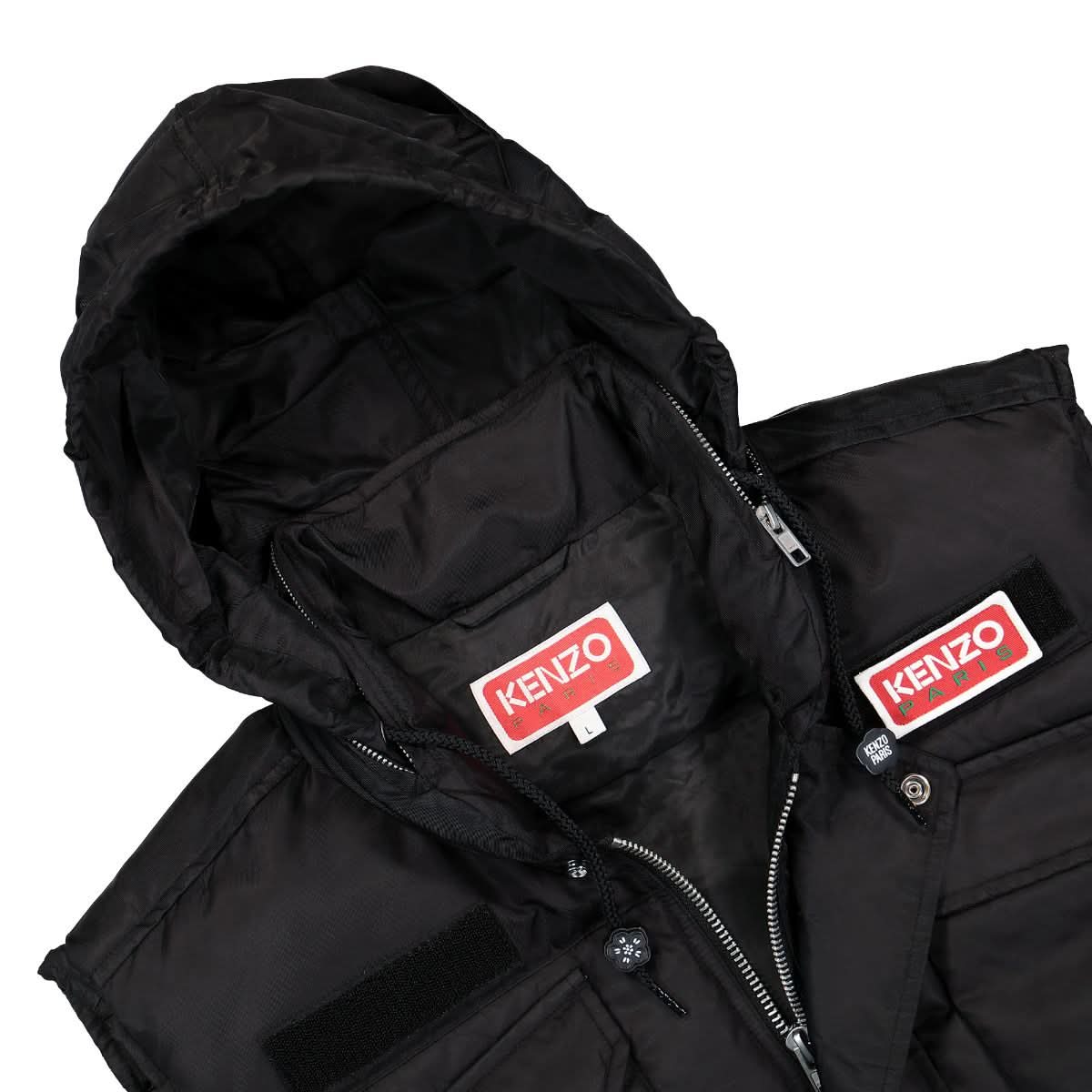 KENZO KENZO Down Jacket Black Detail view 3 | Gate