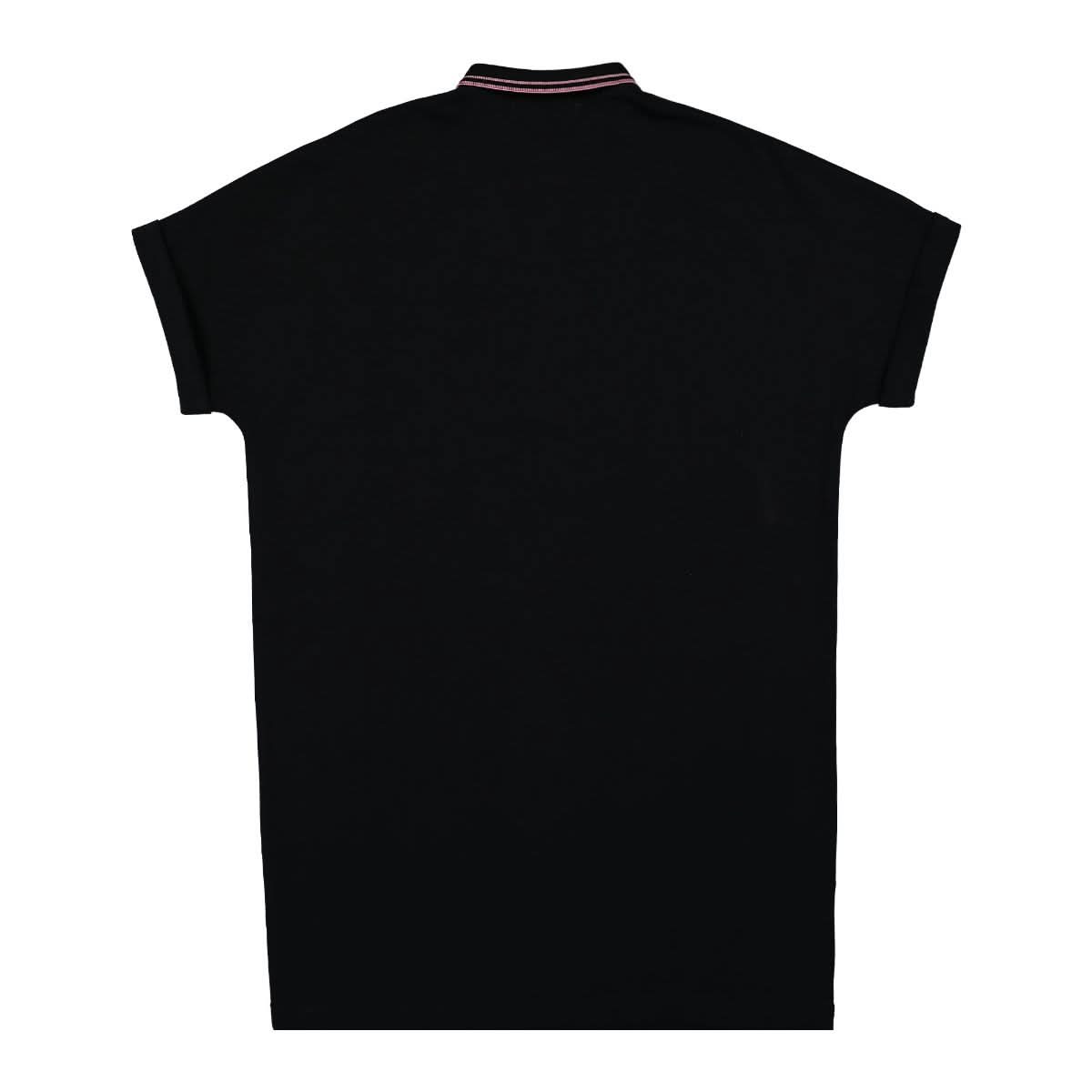 Fred Perry Tipped Pique Dress Black Detail view 3 | Gate