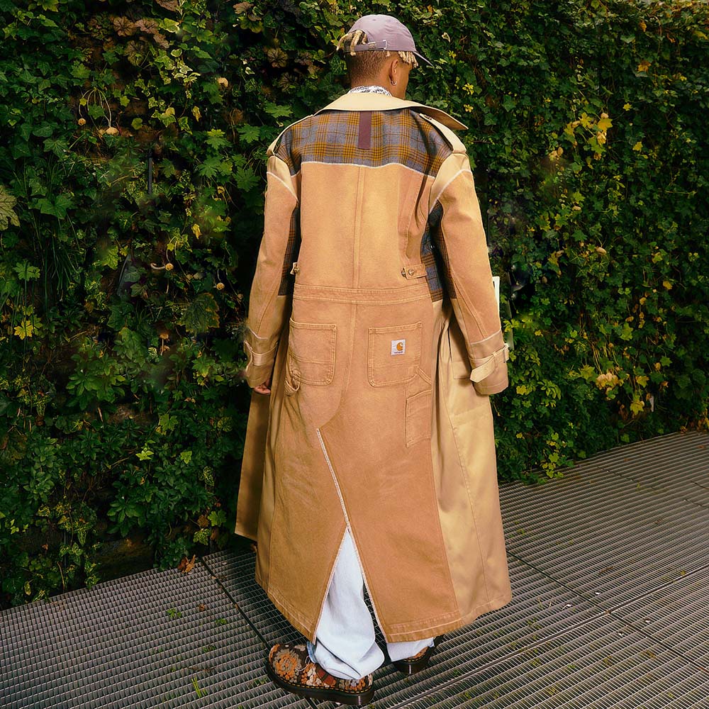Junya Watanabe - Comme des Garçons Coat Brown,Beige Detail view 1 | Gate