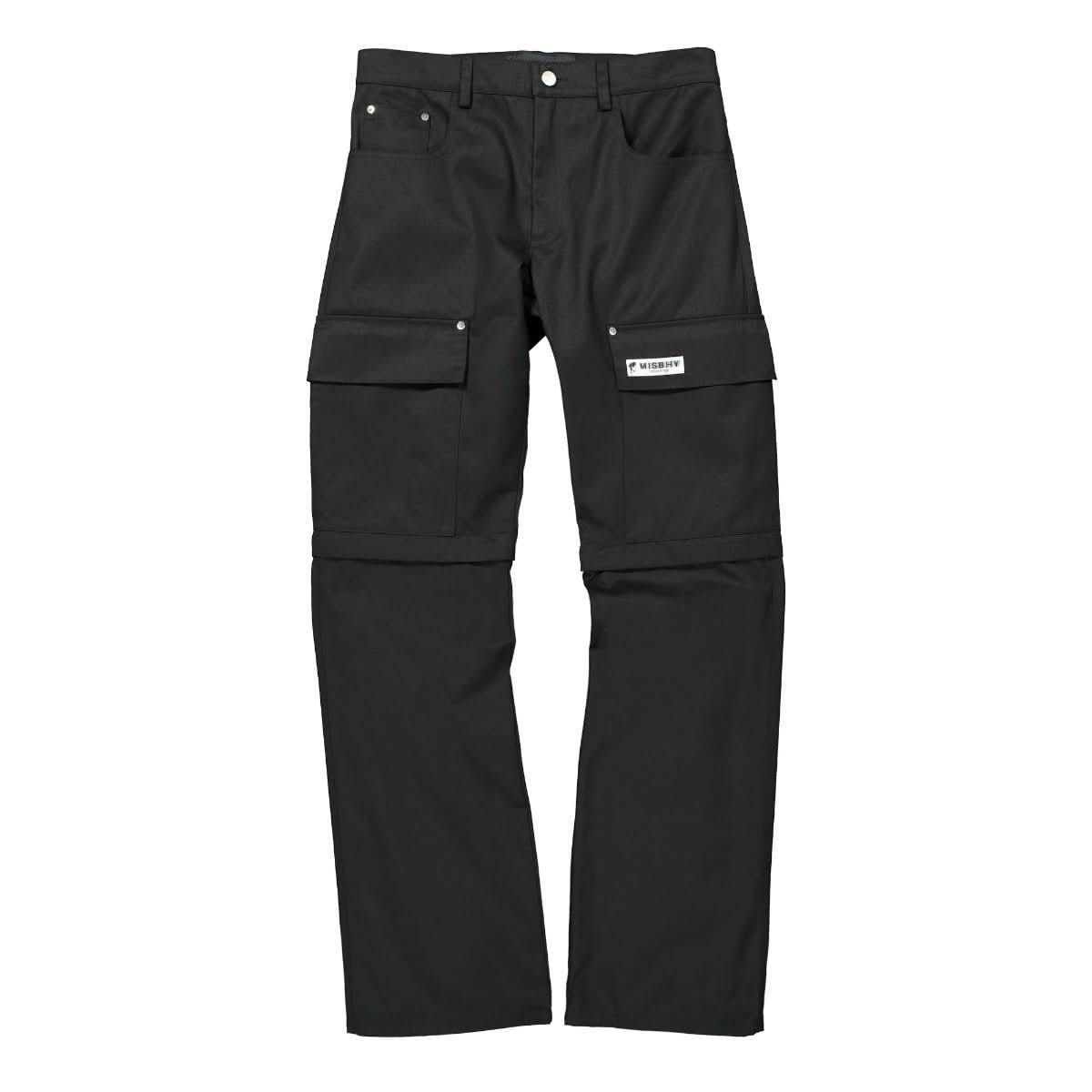 MISBHV 2-in-1 Cargo Trousers Black Detail view 1 | Gate