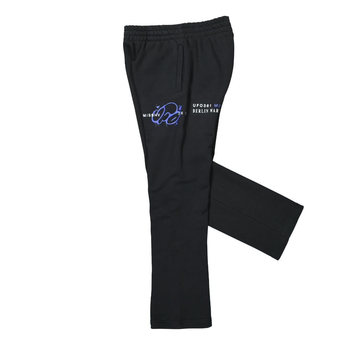 MISBHV x UFO361 Sweatpant Black Detail view 3 | Gate