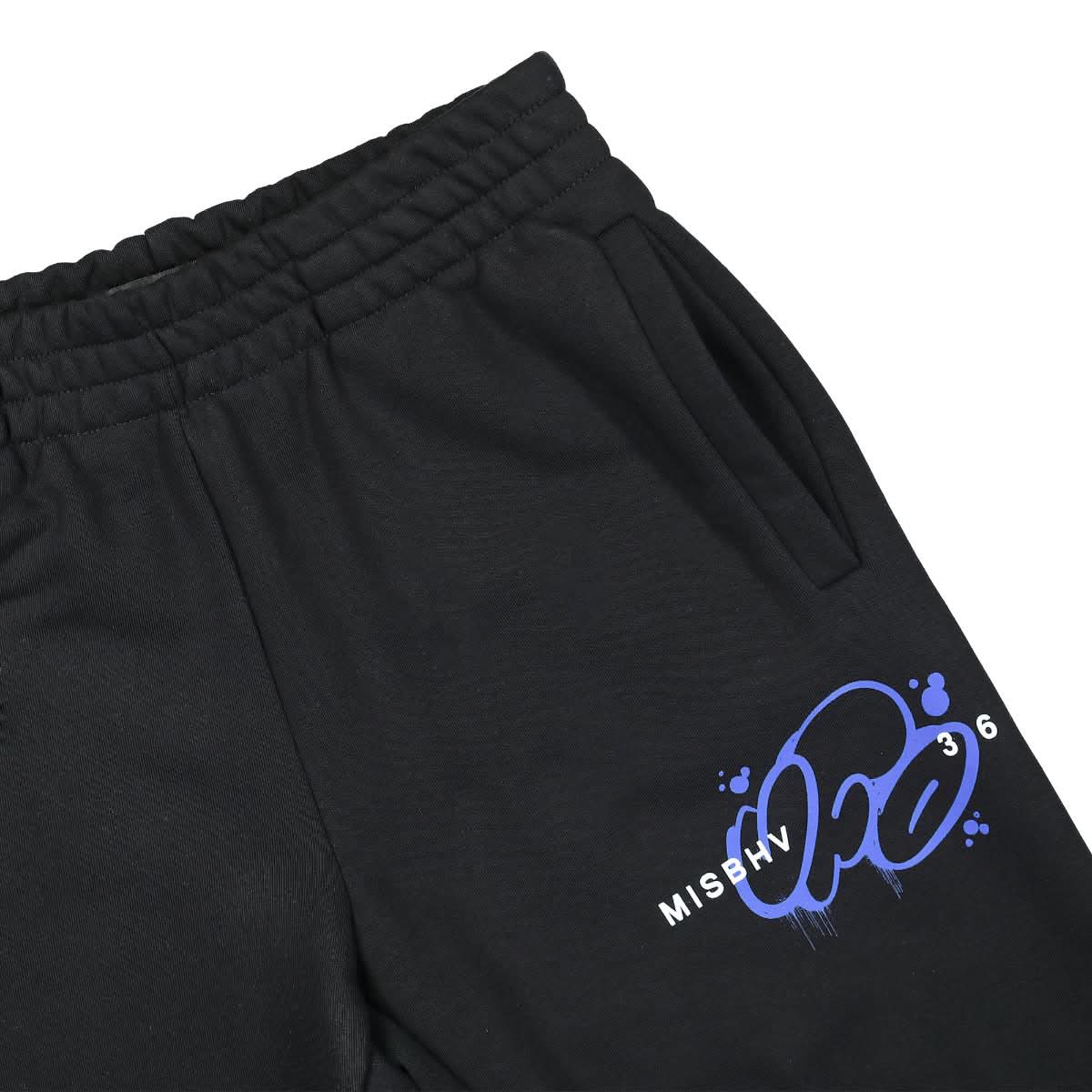 MISBHV x UFO361 Sweatpant Black Detail view 4 | Gate