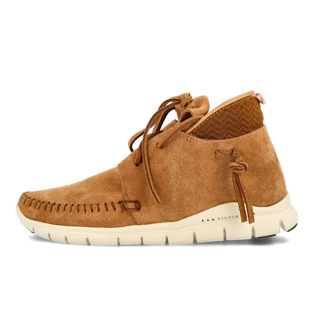 Visvim Wmns Ute Moc Trainer Hi-Folk Brown Sneaker Detail view 1 | Gate