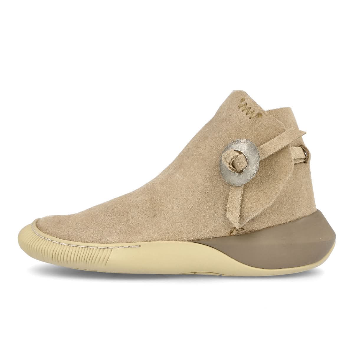 Visvim Wmns Gila Moc Mid II-Folk Beige Boots Detail view 1 | Gate