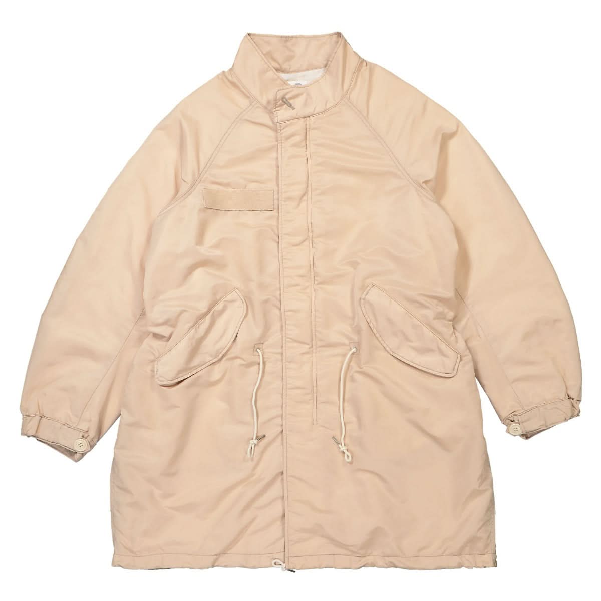 Visvim Six Five Fishtail Parka Beige Detail view 1 | Gate