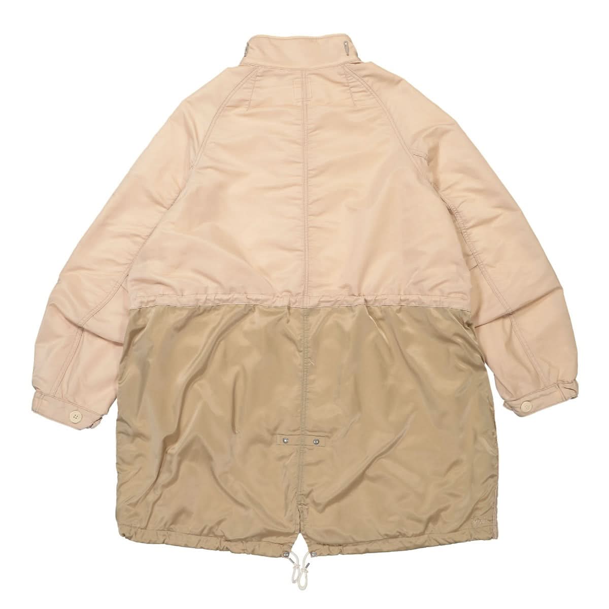 Visvim Six Five Fishtail Parka Beige Detail view 1 | Gate