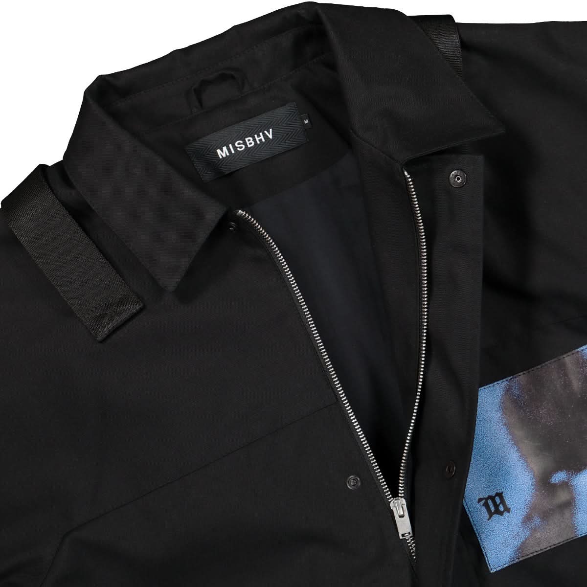 MISBHV I Want You Tech Jacket Black Detail view 3 | Gate