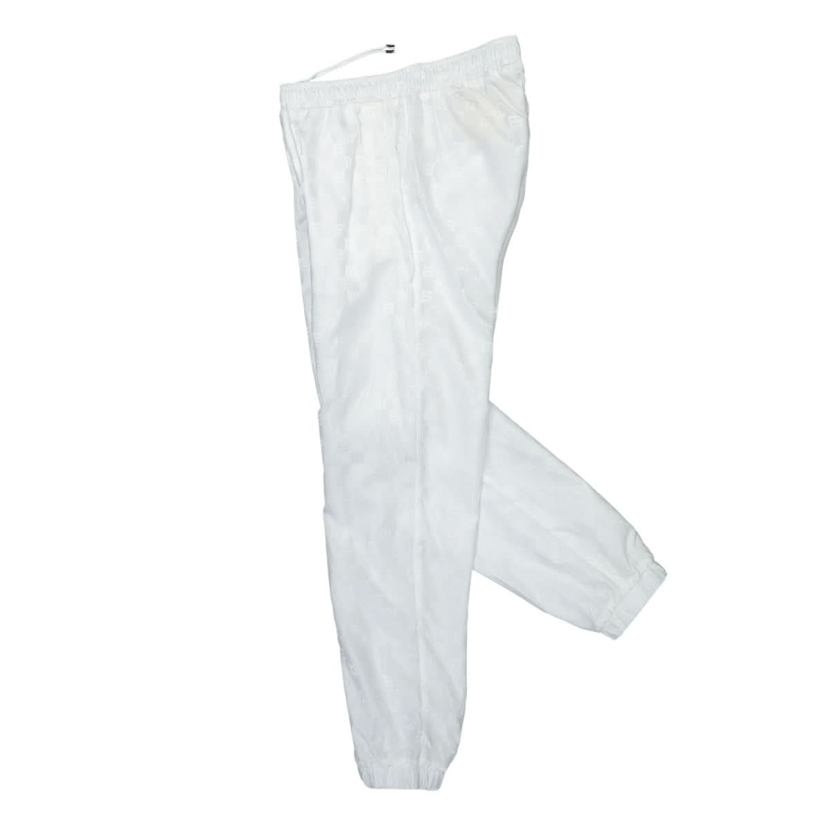 MISBHV Monogram Nylon Track Trousers White Detail view 3 | Gate