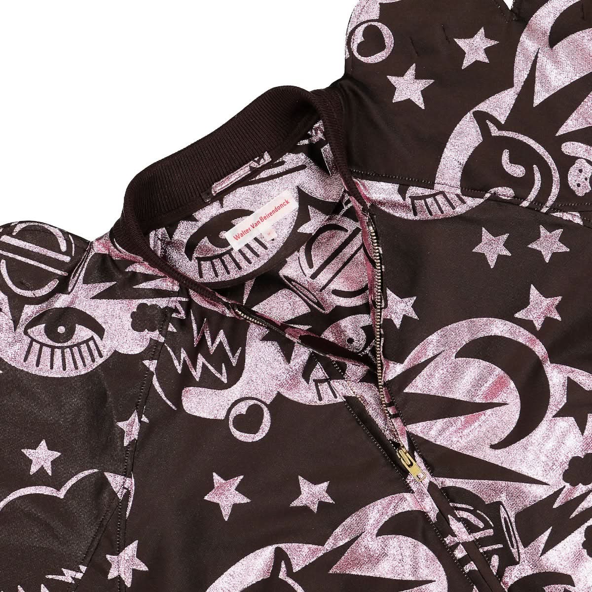 Walter Van Beirendonck Wings Bomber Oversized Pink,Brown Detail view 4 | Gate