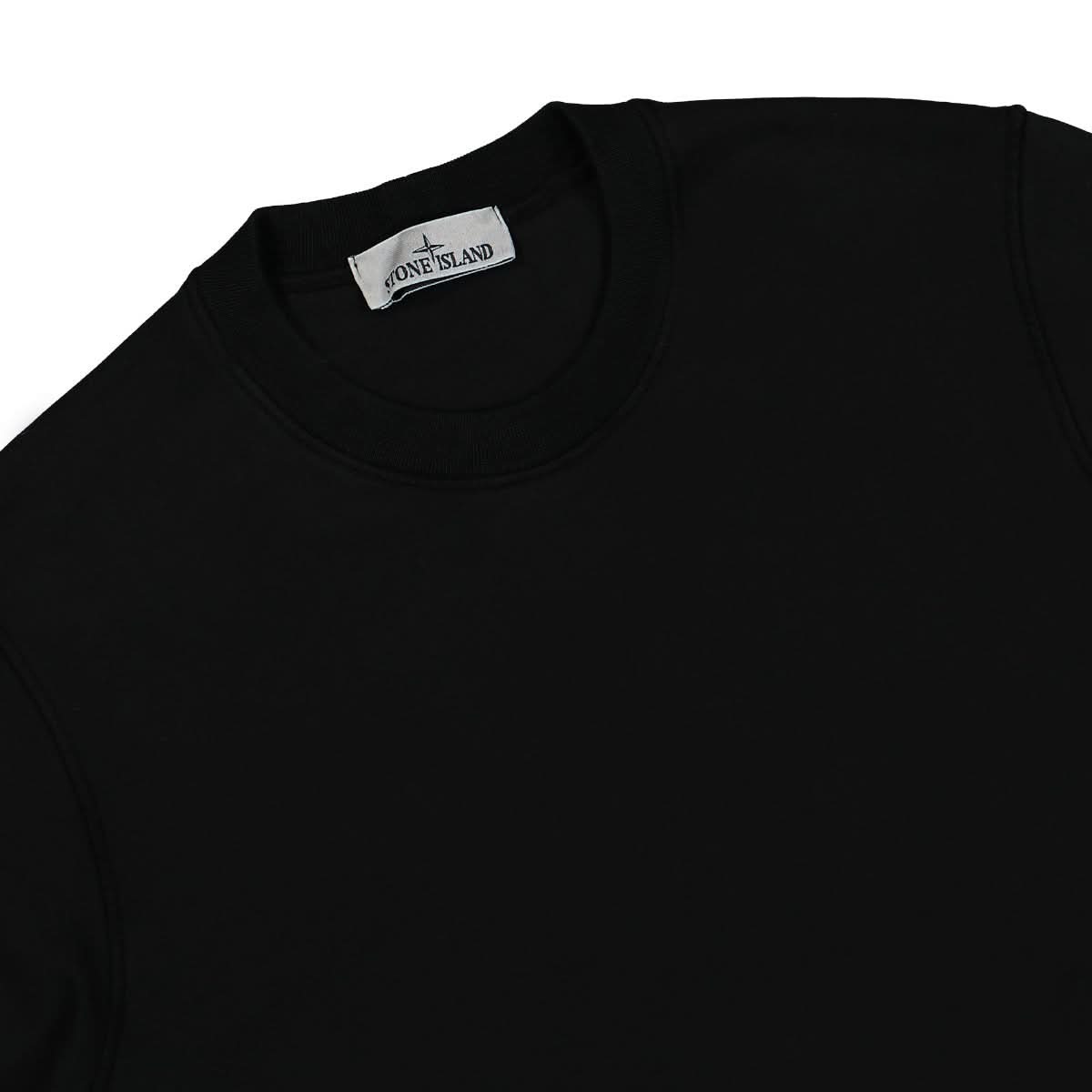 Stone Island Crewneck Sweatshirt Black Detail view 3 | Gate