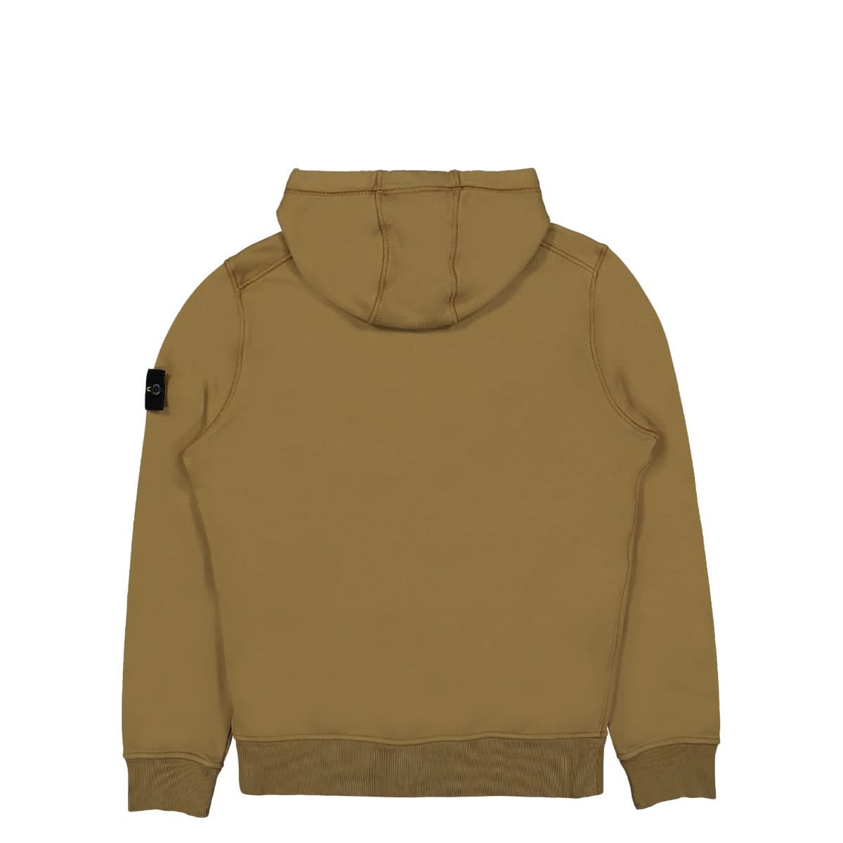 Stone Island Hooded Sweatshirt Brown,Beige Detail view 2 | Gate