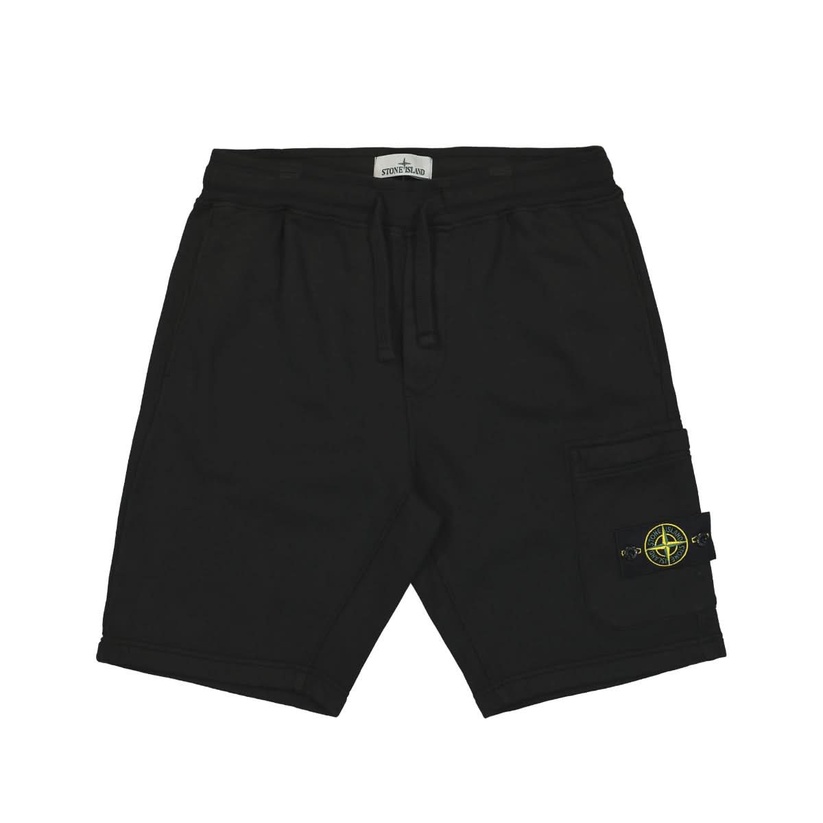 Stone Island Cargo Bermuda Shorts Black Detail view 1 | Gate