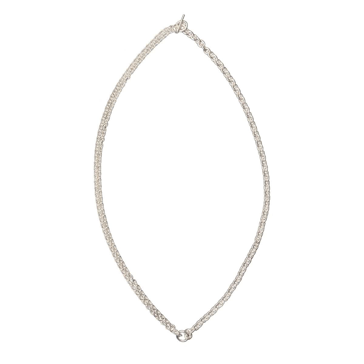 All Blues Double Necklace Long Silver Detail view 1 | Gate