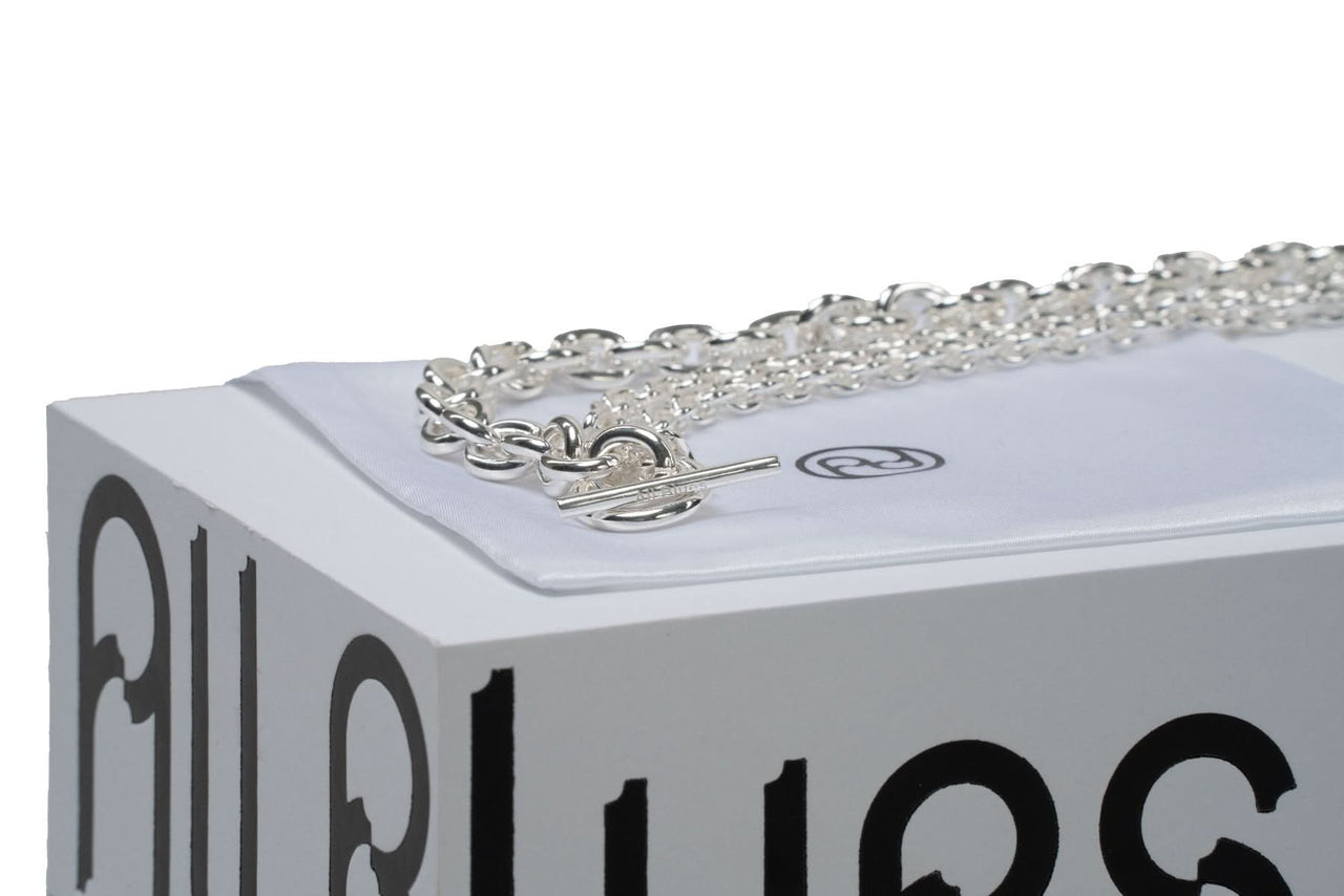 All Blues Double Necklace Long Silver Detail view 1 | Gate