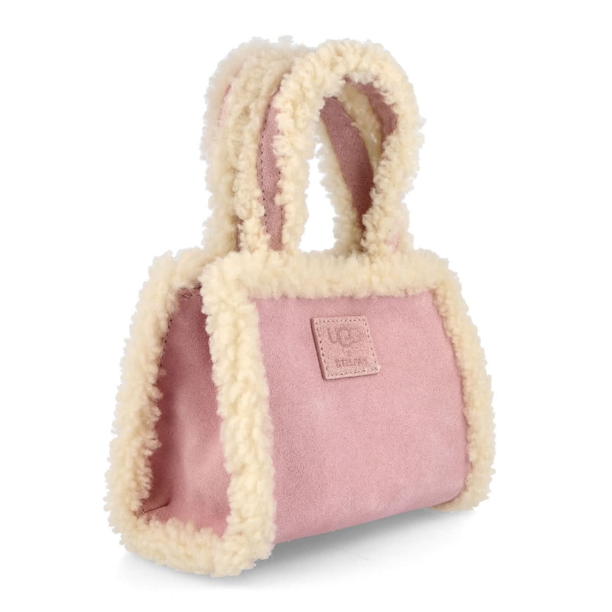 Telfar Small Shopper Beige,Pink Detail view 4 | Gate