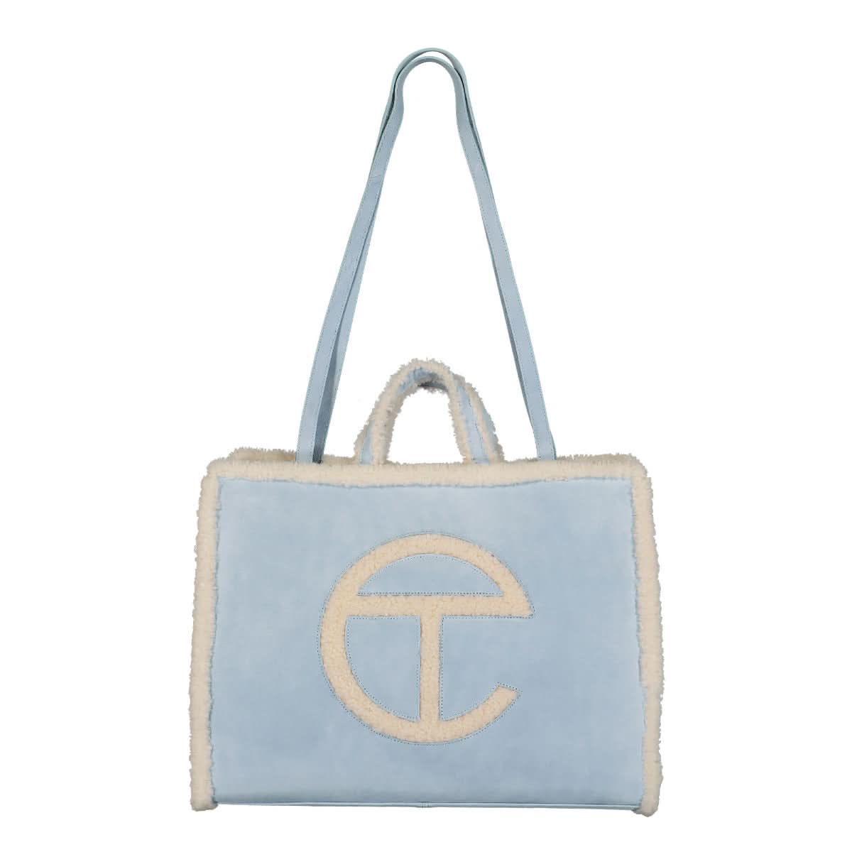 Telfar x UGG Large Shopper Beige,Blue Detail view 1 | Gate