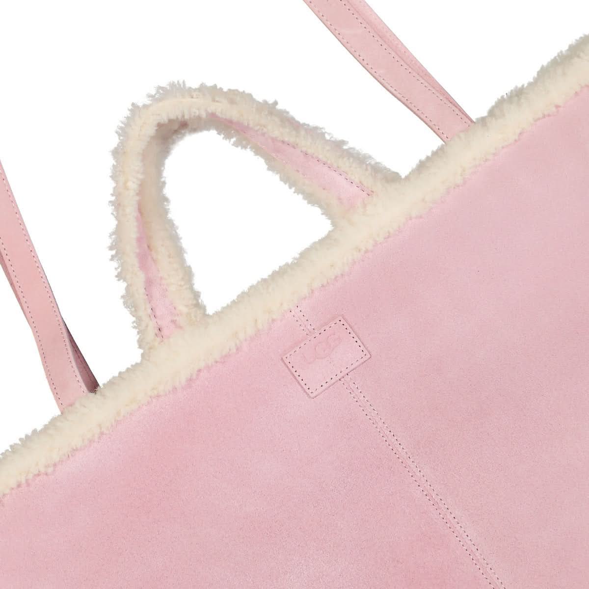 Telfar Large Shopper Beige,Pink Detail view 3 | Gate