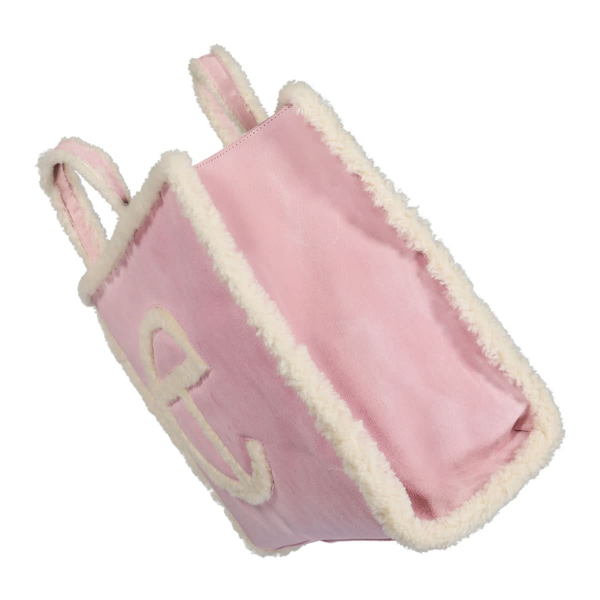 Telfar Large Shopper Beige,Pink Detail view 4 | Gate