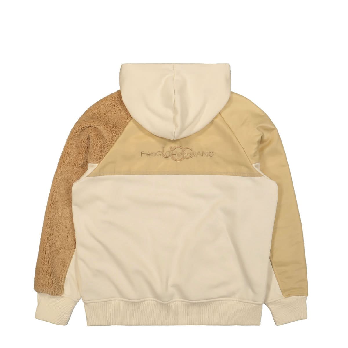 Feng Chen Wang Fleece Hoodie Brown,Beige Detail view 1 | Gate