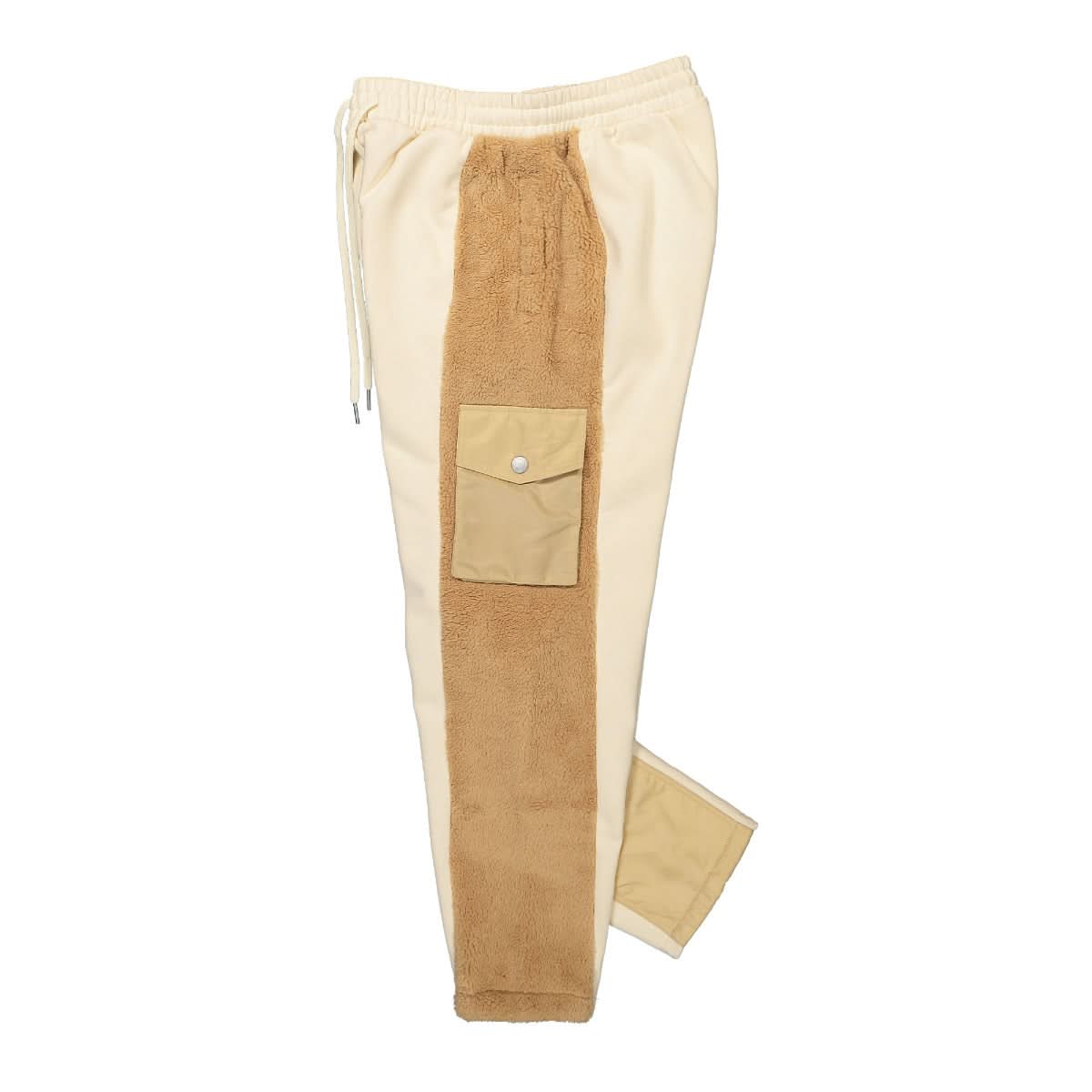 Feng Chen Wang Fleece Pant Brown,Beige Detail view 3 | Gate
