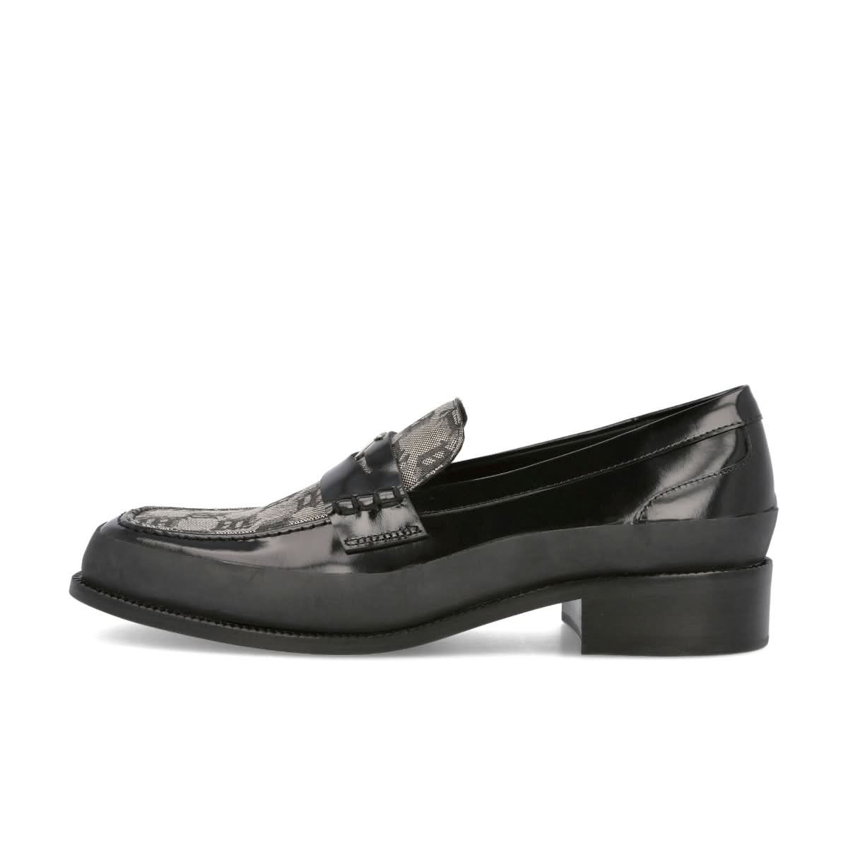 MISBHV The Brutalist Loafer Jacquard Black,Beige Loafers Detail view 1 | Gate