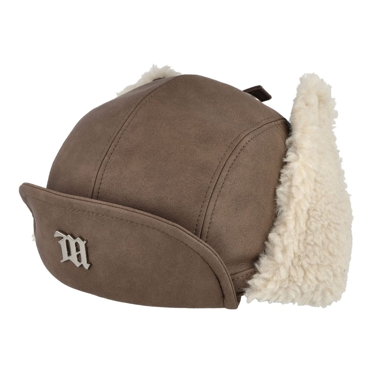 MISBHV Aviator Pilot Hat Brown Detail view 1 | Gate