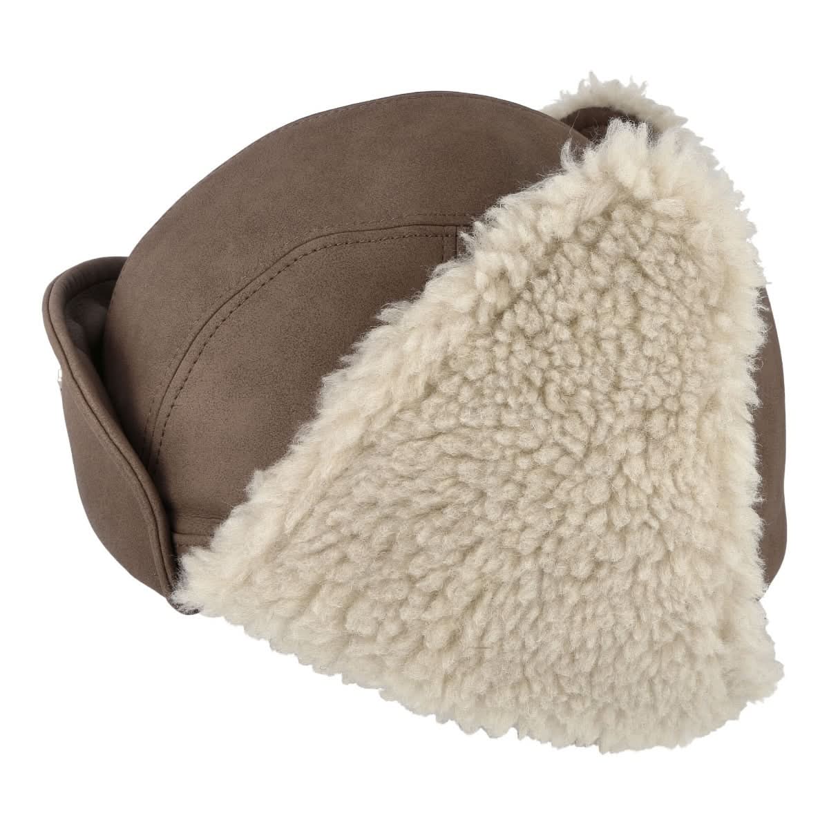 MISBHV Aviator Pilot Hat Brown Detail view 2 | Gate