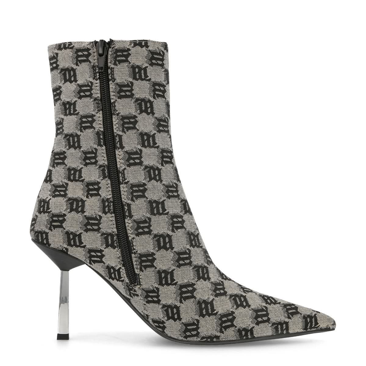 MISBHV Sasha Ankle Boot Beige Heels Detail view 2 | Gate