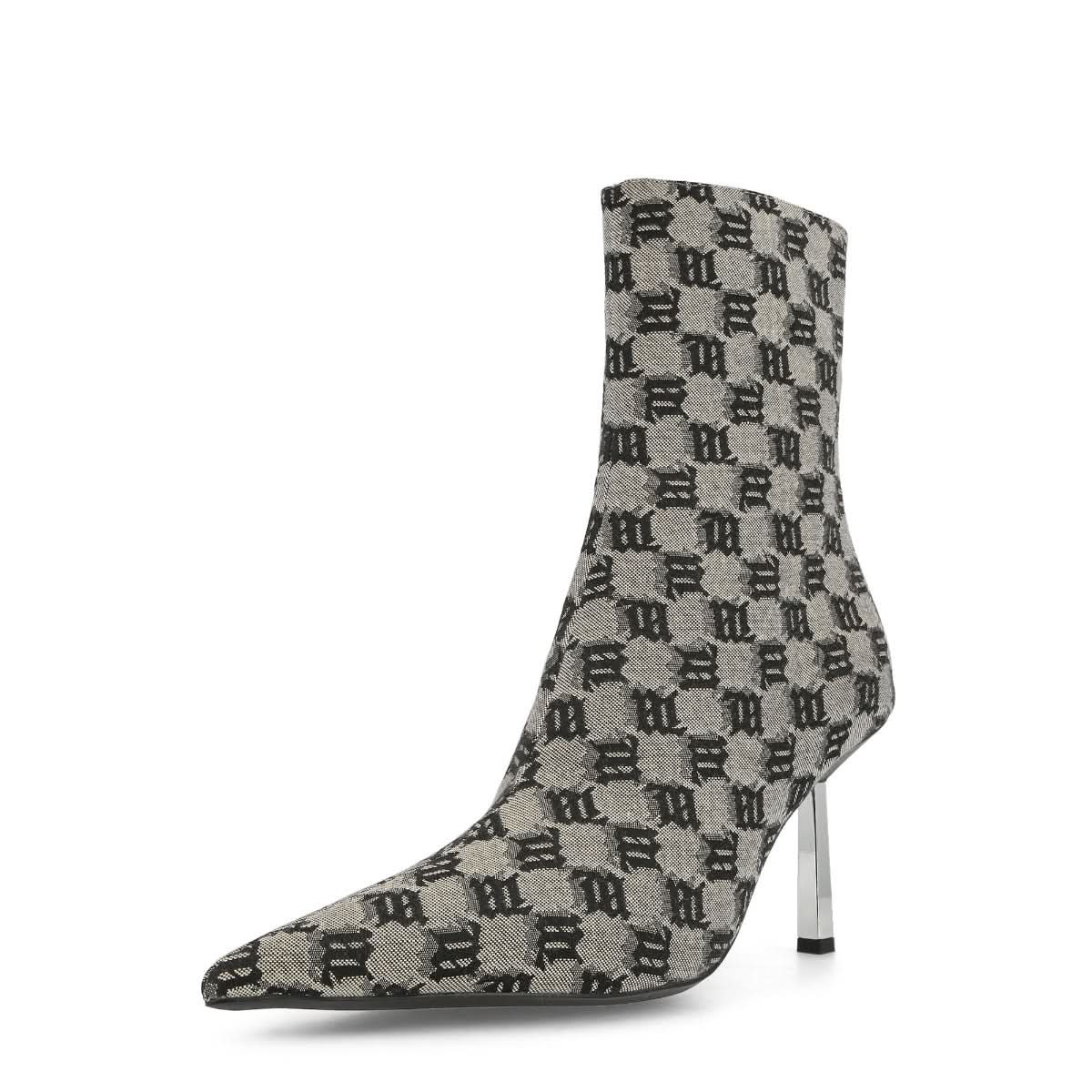 MISBHV Sasha Ankle Boot Beige Heels Detail view 4 | Gate