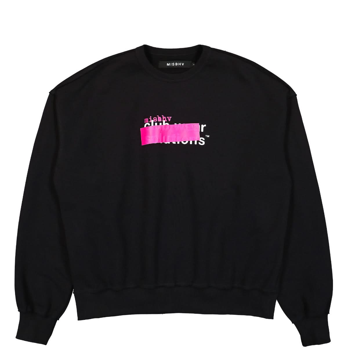 MISBHV Taped Crewneck Black Detail view 1 | Gate