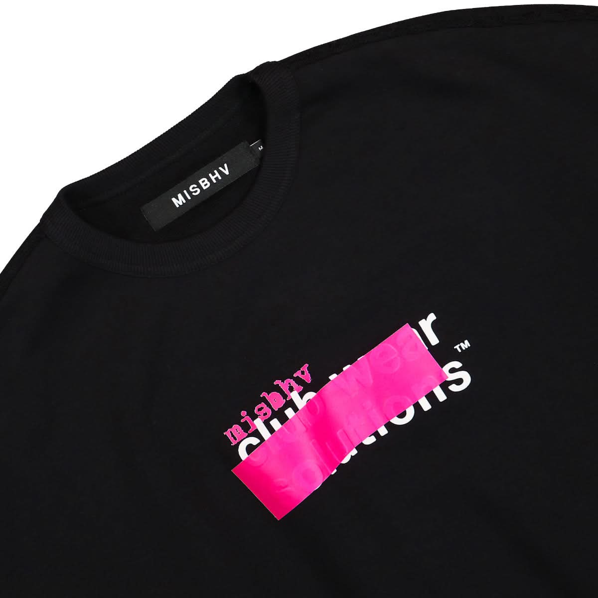 MISBHV Taped Crewneck Black Detail view 3 | Gate