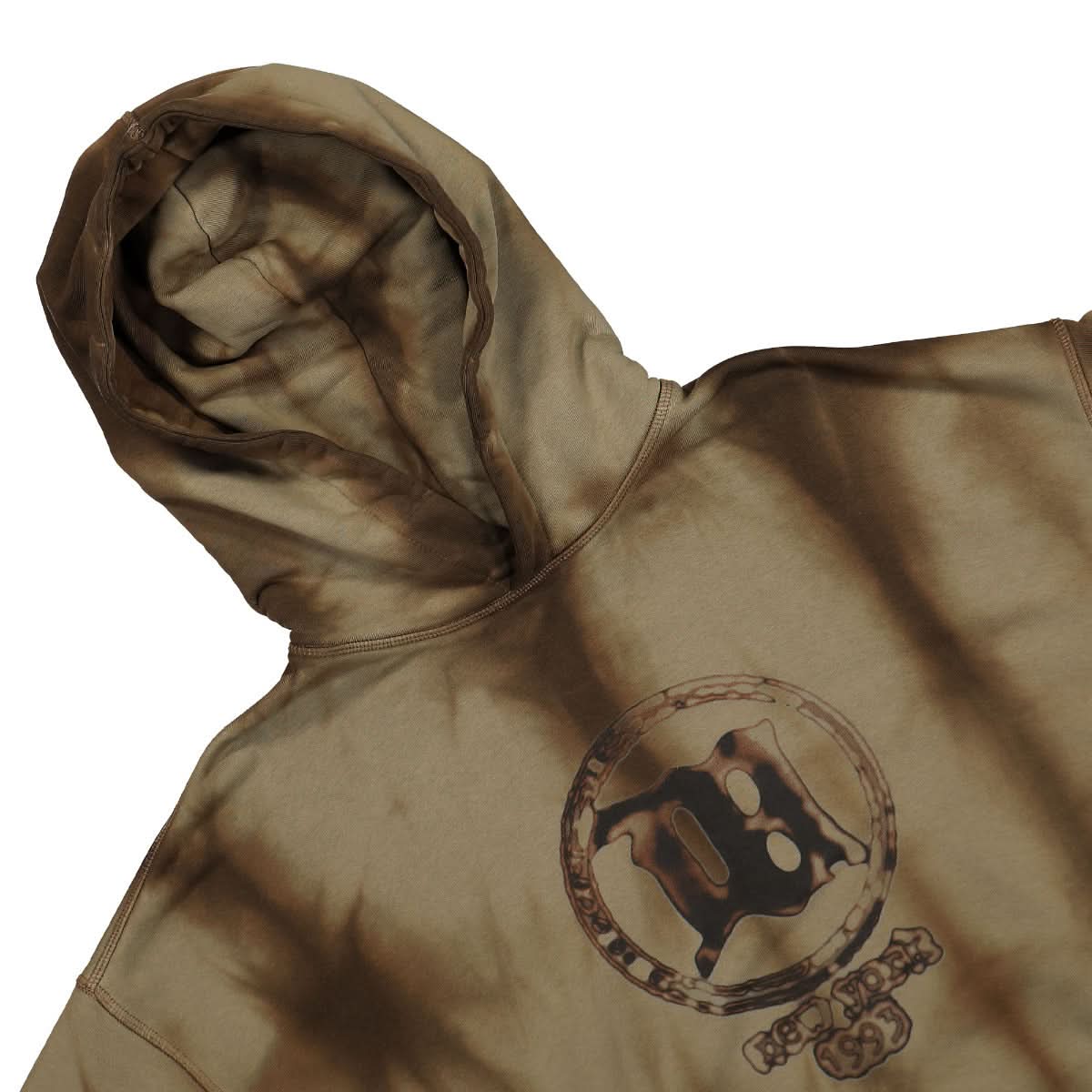MISBHV Strobe Tie Dye Hoodie Multicolor Detail view 3 | Gate