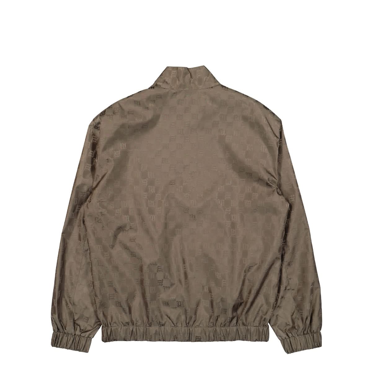 MISBHV Monogram Nylon Track Jacket Olive Detail view 1 | Gate