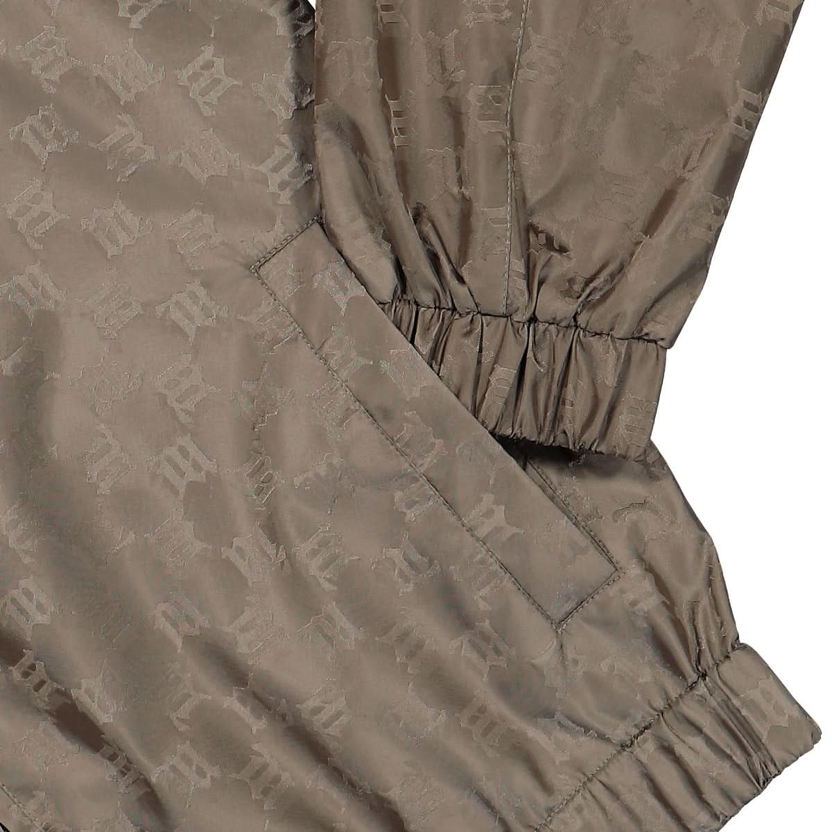MISBHV Monogram Nylon Track Jacket Olive Detail view 4 | Gate