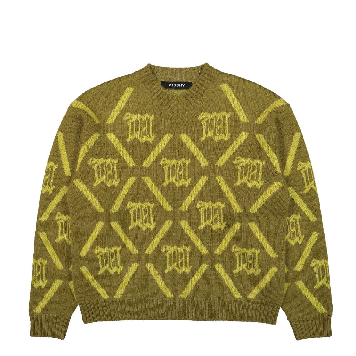 MISBHV Mohair Knit Green,Yellow Detail view 1 | Gate