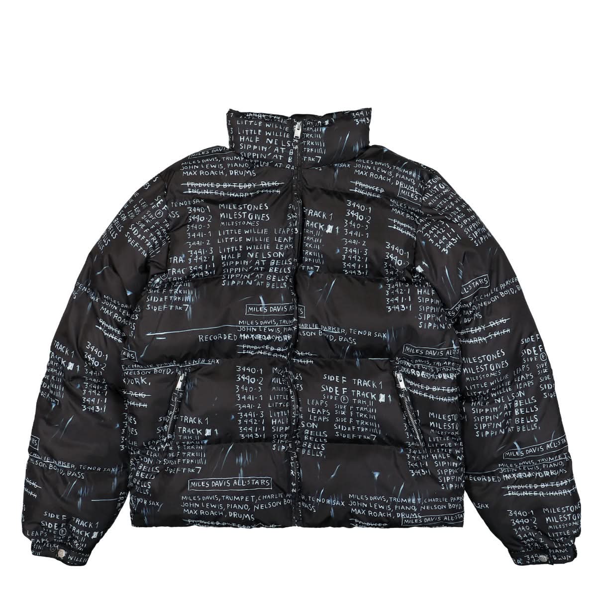 MISBHV Discography II Nylon Puffer Jacket Black Detail view 1 | Gate