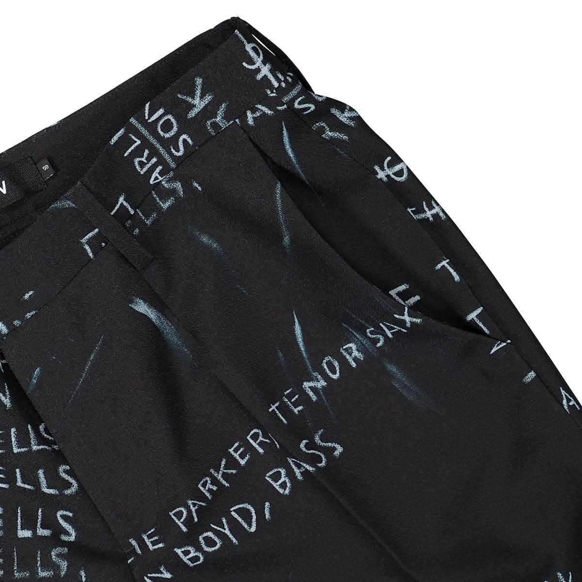 MISBHV Discography Flared Trousers Black Detail view 5 | Gate