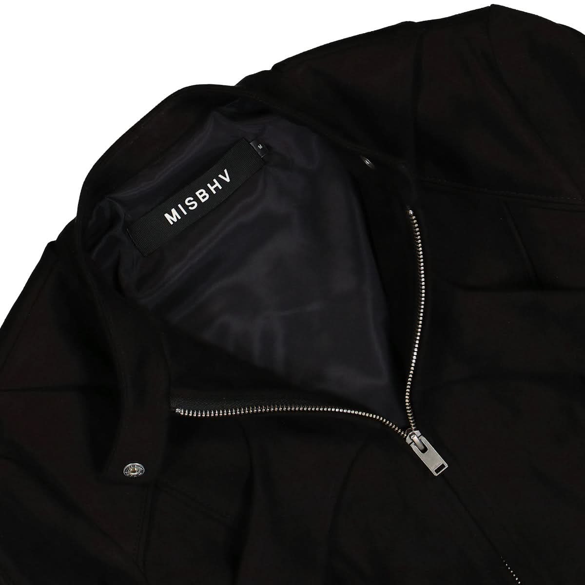 MISBHV Vegan Suede Jacket Black Detail view 3 | Gate