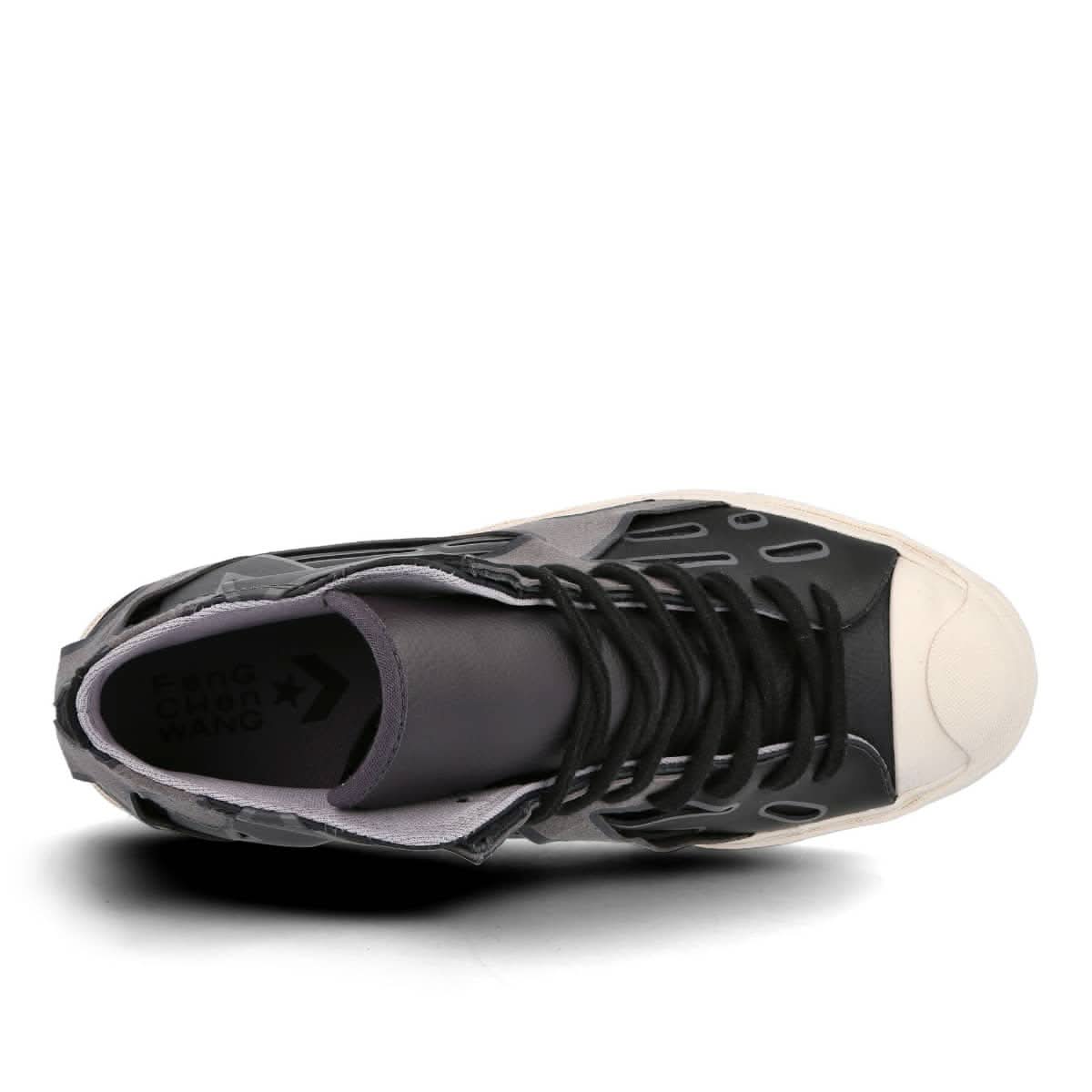 Converse Jack Purcell Mid Black,Grey Sneaker Detail view 5 | Gate