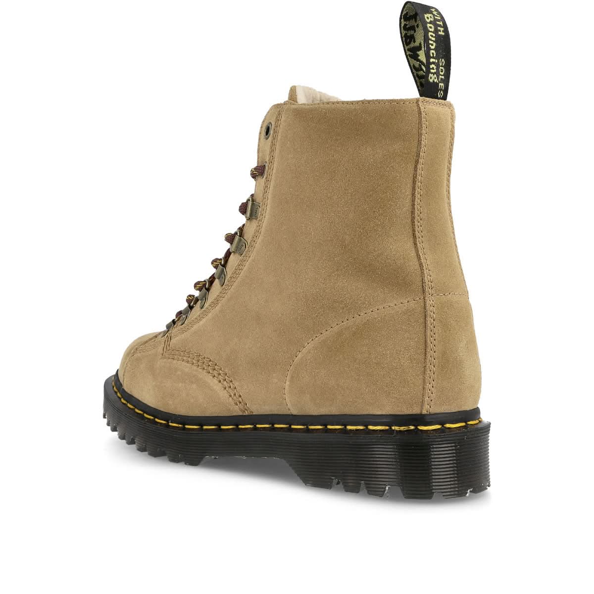 Dr. Martens Barton Sand Repello Calf Suede Beige Boots Detail view 3 | Gate