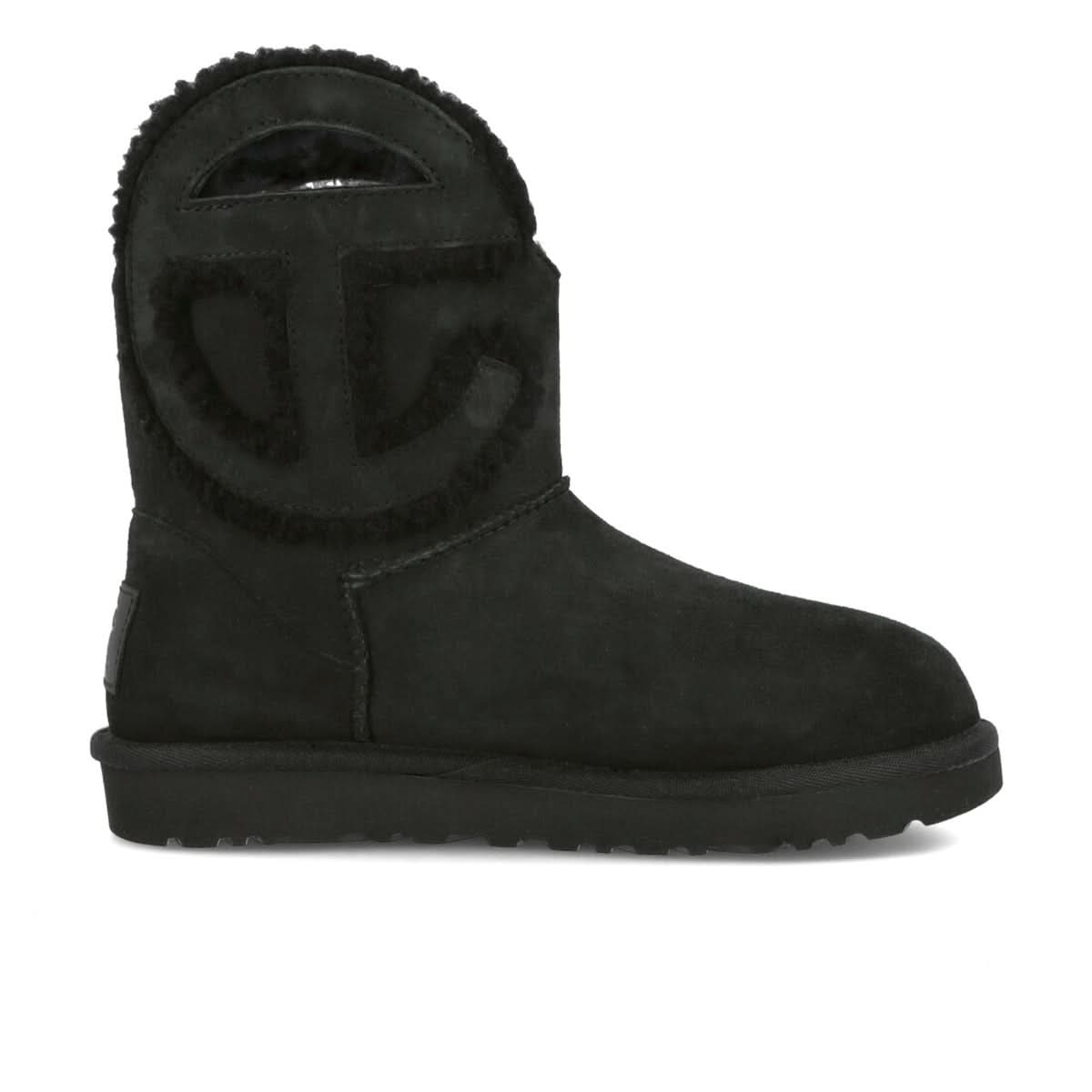 Telfar Logo Mini Boot Black Boots Detail view 3 | Gate