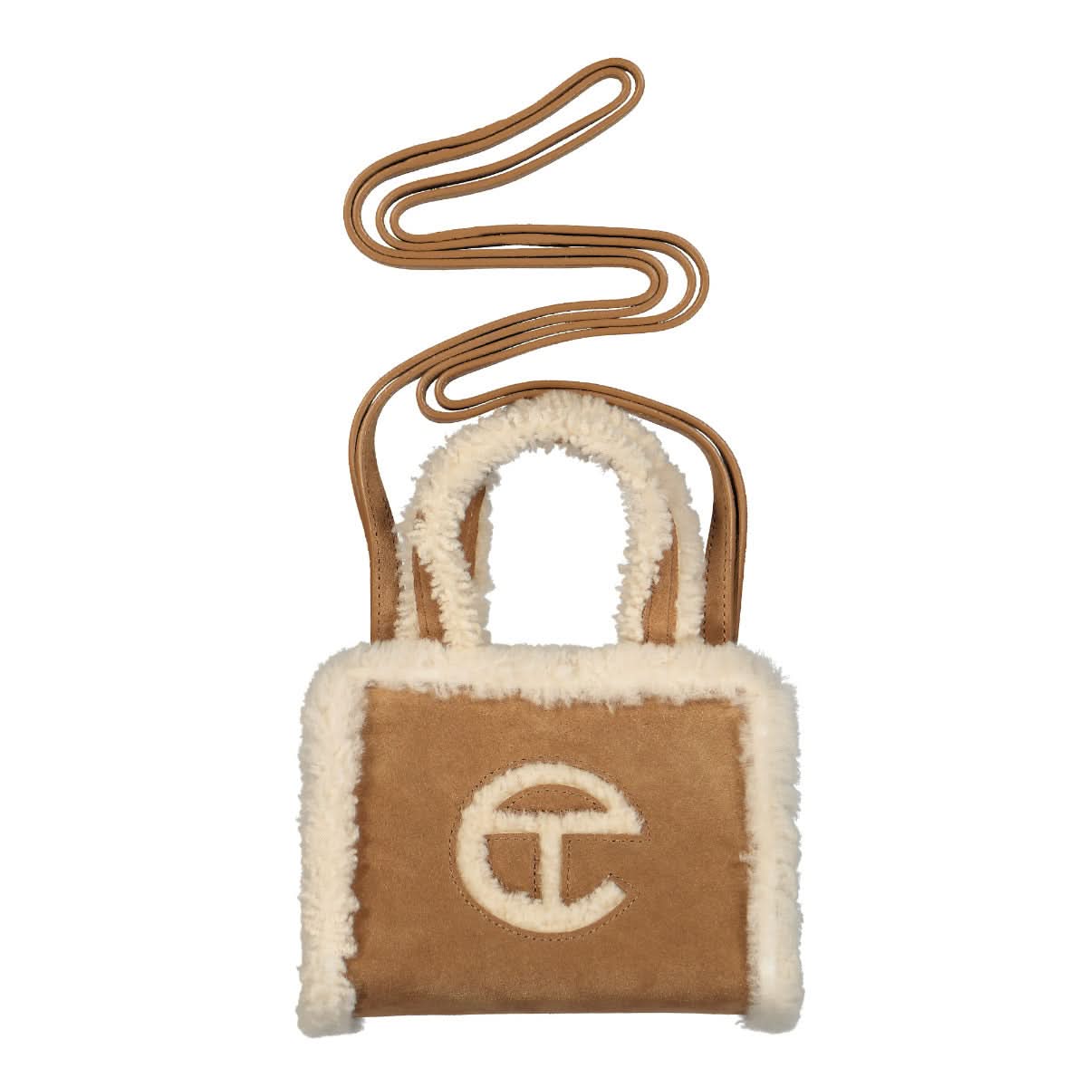 Telfar Small Shopper Brown,Beige Detail view 1 | Gate